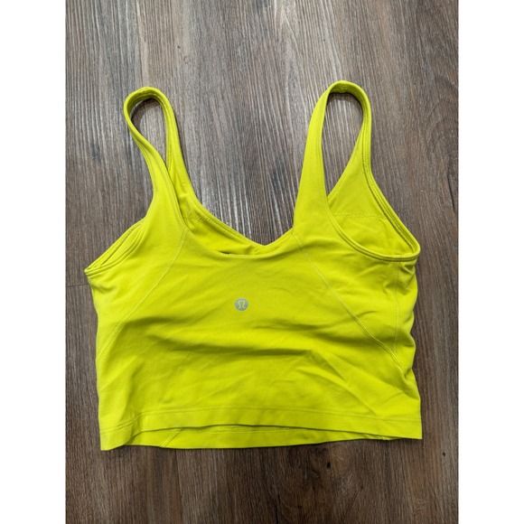 Lululemon Align Tank Top Size 6 Yoga Pilates Athletic Neon Green - Picture 1 of 7